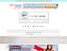 Tablet Screenshot of cleanmama.net